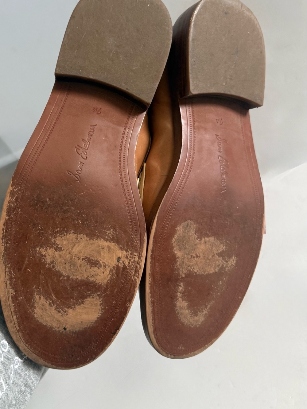 Sam Edelman Cammi Leather Fringe Loafers Chunky Size 7.5 - Picture 10 of 10